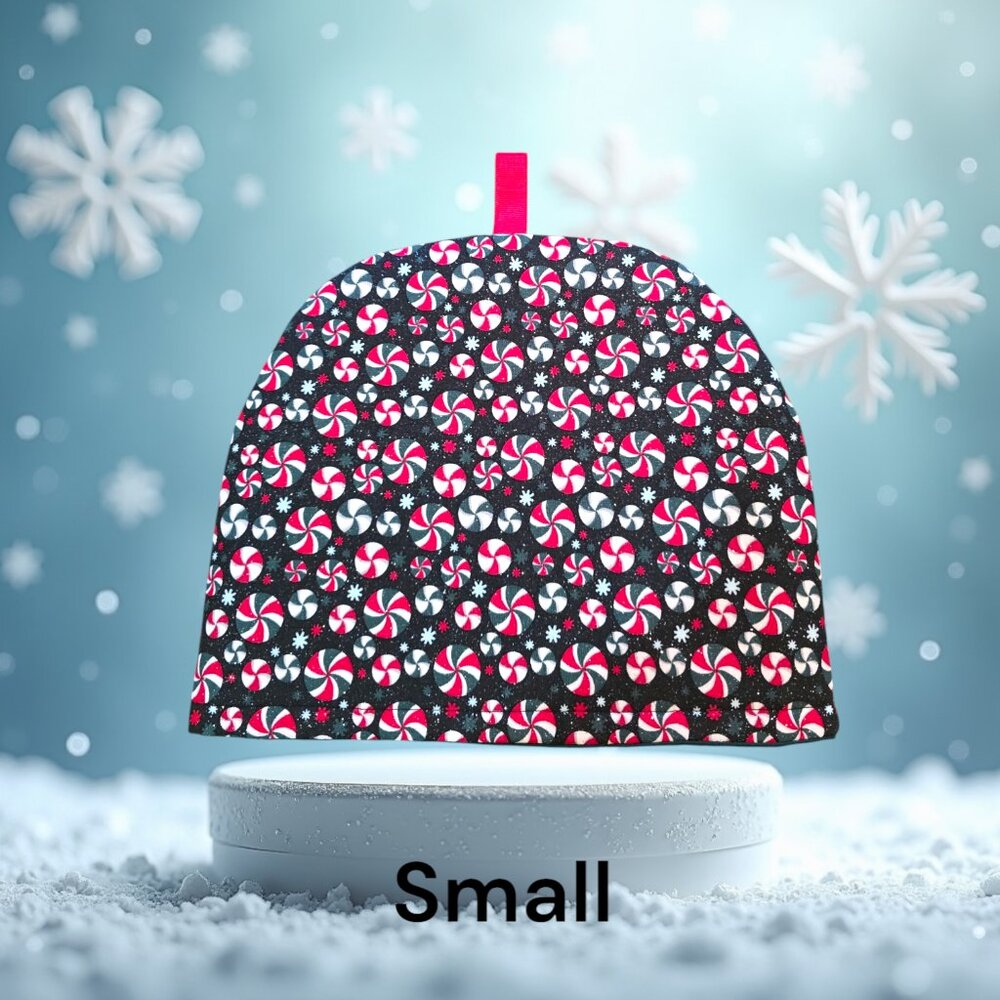 Christmas Candy Teapot Cozy